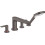Bateria nawannowa 4-otworowa Czarny Chrom Szczotkowany Talis E Hansgrohe (71748340)