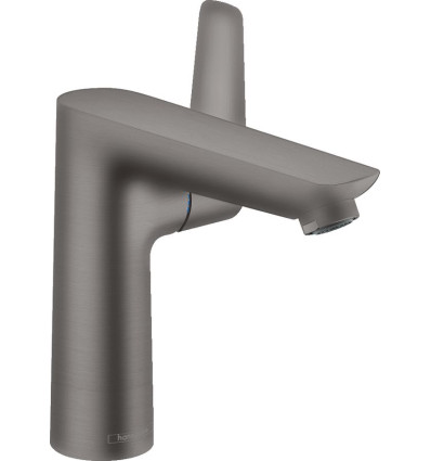 Bateria umywalkowa 150 z korkiem z cięgłem Czarny Chrom Talis E Hansgrohe (71754340)