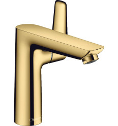 Bateria umywalkowa 150 z korkiem z cięgłem Złoty połysk Talis E Hansgrohe (71754990)