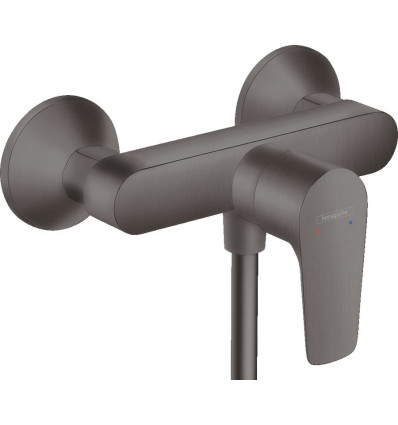 Bateria prysznicowa Talis E czarny chrom szczotkowany Hansgrohe (71760340)