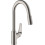 Jednouchwytowa bateria kuchenna 220, wyciągana wylewka, 2jet Stal Szlachetna Finish Focus M42 Hansgrohe (71800800)