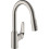 Jednouchwytowa bateria kuchenna 180, wyciągana wylewka, 2jet Stal Szlachetna Finish Focus M42 Hansgrohe (71801800)