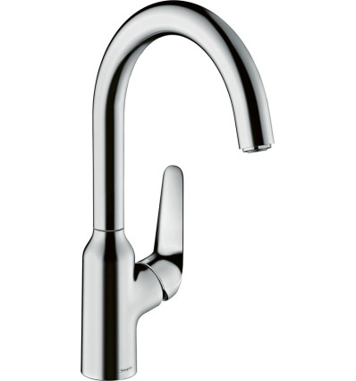 Jednouchwytowa bateria kuchenna 220, 1jet Chrom Focus M42 Hansgrohe (71802000)