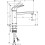 Jednouchwytowa bateria kuchenna 120, CoolStart, EcoSelection, 1jet Chrom Focus M42 Hansgrohe (71805000)