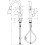 Jednouchwytowa bateria kuchenna 180, EcoSmart, wyciągana wylewka, 2jet Chrom Focus M43 Hansgrohe (71811000)