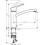 Bateria kuchenna 160 do instalacji przed oknem Chrom Logis M31 Hansgrohe (71833000)