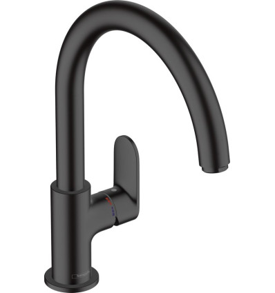 Bateria kuchenna 210 Vernis Blend czarny mat Hansgrohe (71870670)