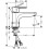 Bateria wannowa Rebris S chrom Hansgrohe (72434000)