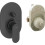 Zestaw baterii wannowej, podtynkowej Czarny Matowy Rebris S Hansgrohe (72448670)