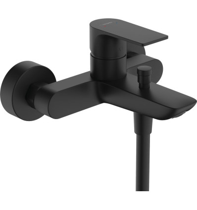 Bateria wannowa, natynkowa Czarny Matowy Rebris E Hansgrohe (72450670)