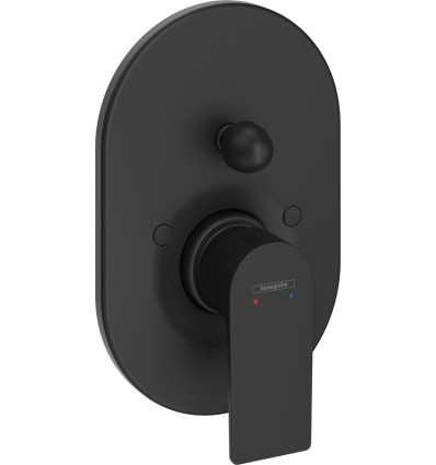 Bateria wannowa podtynkowa Czarny Matowy Rebris E Hansgrohe (72459670)