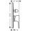 Bateria wannowa podtynkowa Czarny Matowy Rebris E Hansgrohe (72459670)