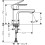 Bateria bez mieszacza 80 do wody zimnej Chrom Rebris E Hansgrohe (72506000)