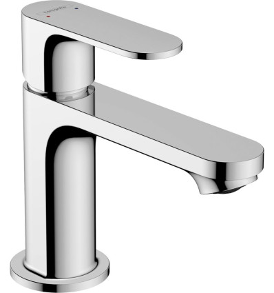 Bateria umywalkowa 80 z korkiem z cięgłem Chrom Rebris S Hansgrohe (72510000)