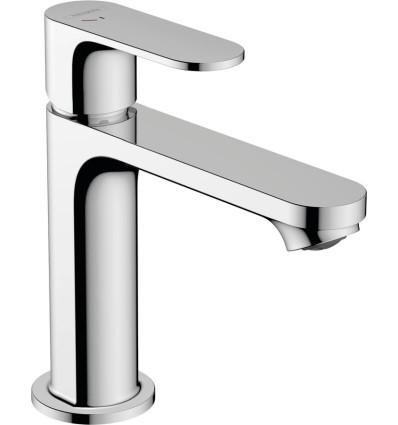 Bateria umywalkowa 110 CoolStart z korkiem z cięgłem Chrom Rebris S Hansgrohe (72519000)