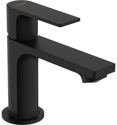 Bateria umywalkowa 80 CoolStart bez kompletu odpływowego Czarny Matowy Rebris E Hansgrohe (72554670)