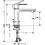 Bateria umywalkowa 110 CoolStart Chrom Rebris E Hansgrohe (72560000)