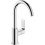 Bateria umywalkowa 210 z obrotową wylewką i korkiem z cięgłem Chrom Rebris E Hansgrohe (72576000)