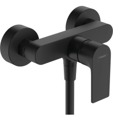 Bateria prysznicowa, natynkowa Czarny Matowy Rebris E Hansgrohe (72650670)