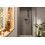 Bateria prysznicowa, natynkowa Czarny Matowy Rebris E Hansgrohe (72650670)