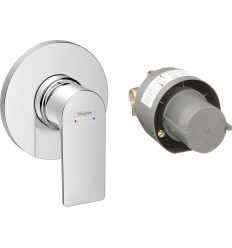 Zestaw prysznicowy podtynkowy Chrom Rebris E Hansgrohe (72658000)