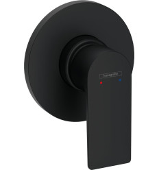 Bateria prysznicowa podtynkowa Czarny Mat Rebris E Hansgrohe (72659670)