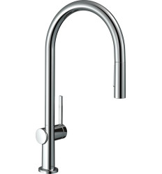 Bateria kuchenna 210 z wyciąganą wylewką Chrom Talis M54 Hansgrohe (72801000)