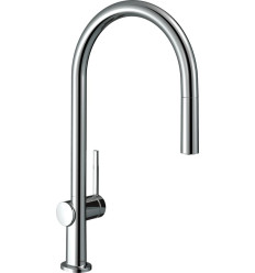 Bateria kuchenna 210 z wyciąganą wylewką Chrom Talis M54 Hansgrohe (72803000)