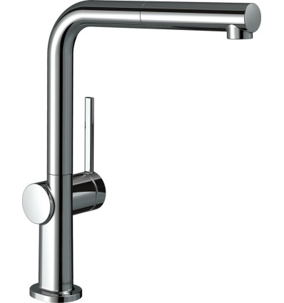 Bateria kuchenna z wyciąganą wylewką 270 Chrom Talis M54 Hansgrohe (72808000)