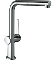 Bateria kuchenna z wyciąganą wylewką Chrom Talis M54 Hansgrohe (72809000)