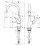 Bateria kuchenna 260 Chrom Talis M51 Hansgrohe (72810000)