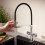 Bateria kuchenna Semi-Pro Chrom Talis Select M54 PowderSpray Hansgrohe (72861000)