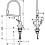 Bateria kuchenna Semi-Pro Chrom Talis Select M54 PowderSpray Hansgrohe (72861000)