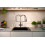 Bateria kuchenna Semi-Pro Czarny Chrom Talis Select M54 PowderSpray Hansgrohe (72861340)