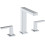 Bateria umywalkowa 3-otworowa z korkiem Push-Open Chrom Tecturis E Hansgrohe (73030000)