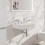 Bateria umywalkowa 3-otworowa z korkiem Push-Open Chrom Tecturis E Hansgrohe (73030000)