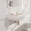 Bateria umywalkowa 3-otworowa z korkiem Push-Open Brąz Szczotkowany Tecturis E Hansgrohe (73030140)