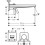 Bateria umywalkowa EcoSmart+ z wylewką 22,5 cm podtynkowa Chrom Tecturis E Hansgrohe (73051000)