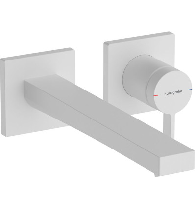 Bateria umywalkowa EcoSmart+ z wylewką 22,5 cm podtynkowa Biały Mat Tecturis E Hansgrohe (73051700)