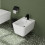 Bateria bidetowa z korkiem z cięgłem Czarny Matowy Tecturis E Hansgrohe (73200670)