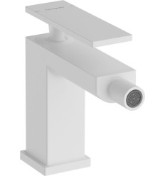 Bateria bidetowa z korkiem z cięgłem Biały Matowy Tecturis E Hansgrohe (73200700)