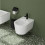 Bateria bidetowa z korkiem z cięgłem Czarny Matowy Tecturis S Hansgrohe (73201670)