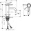 Bateria umywalkowa 80 Czarny Matowy Tecturis S Hansgrohe (73301670)