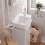 Bateria umywalkowa 80 Biały Matowy Tecturis S Hansgrohe (73301700)