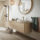Bateria umywalkowa stojąca Brąz Szczotkowany Tecturis S Hansgrohe (73311140)