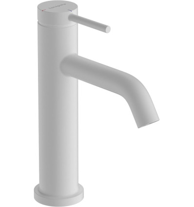 Bateria umywalkowa z korkiem z cięgłem Biały Mat Tecturis S Hansgrohe (73318700)