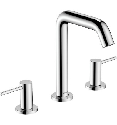 Bateria umywalkowa 3-otworowa z korkiem Chrom Tecturis S Hansgrohe (73330000)