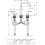 Bateria umywalkowa 3-otworowa z korkiem Chrom Tecturis S Hansgrohe (73330000)