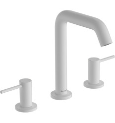 Bateria umywalkowa 3-otworowa z korkiem Biały Mat Tecturis S Hansgrohe (73330700)