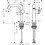 Bateria umywalkowa z korkiem Chrom Tecturis S Hansgrohe (73342000)